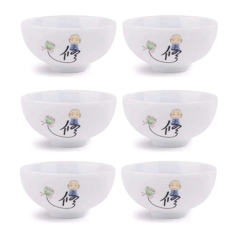 Креативный расписанный вручную керамический чайный набор из 6 чашек для чая в стиле кунг-фу, чайники для кипячения воды, чашки и кружки, кофейная кружка, заварочный чайник, бар