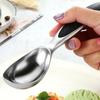 Ice Cream Scoop Zinc Alloy Ice Cream Scoop with Non-Slip Handle for Cookie Dough Gelato Sorbet Sundaes