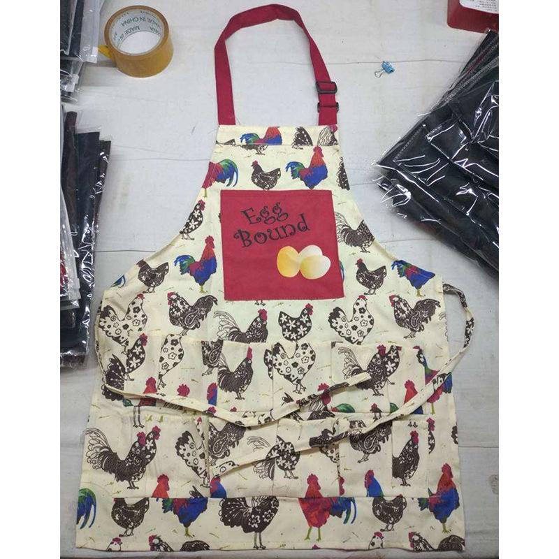 Canvas Egg Collecting Apron: Half-Body, Multi-Pocket Design for Adults and Children