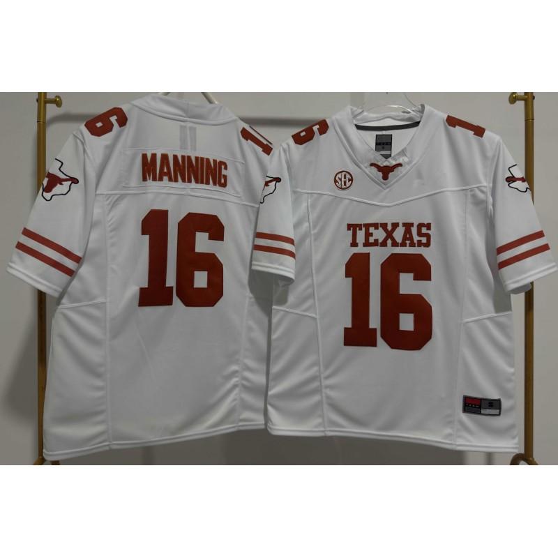 2026 Texas Longhorns 3rd Gen Embroidered Football Jersey Mens Sports Uniform