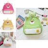 Cute And Stylish Unisex Cartoon Bear School Backpack For Toddlers With Durable Nylon Fabric