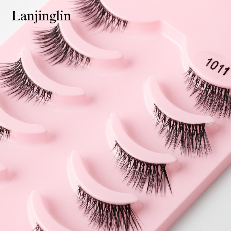 Half Eye Lashes Mink Lashes Faux Eyelashes Mink False Eyelashes Natural Long Lashes Eyelash Extension False Eyelashes