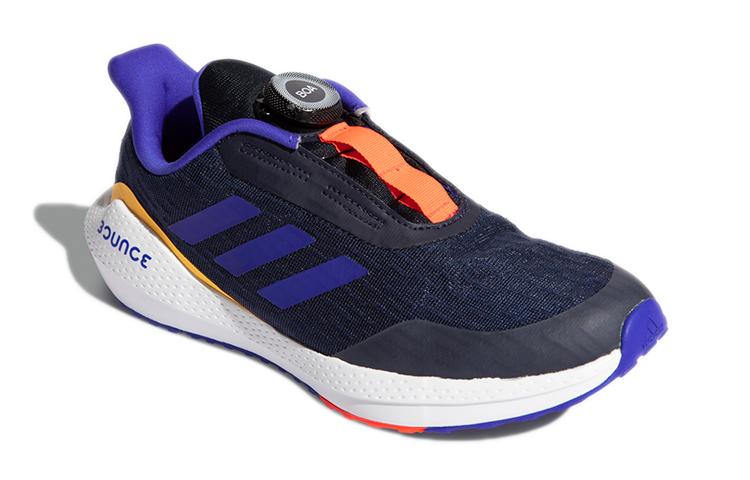 adidas EQ21 Беговые Удобные и Дышащие Износостойкие Низкие Детские Беговые Кроссовки Темно-Синие Детские FZ5420