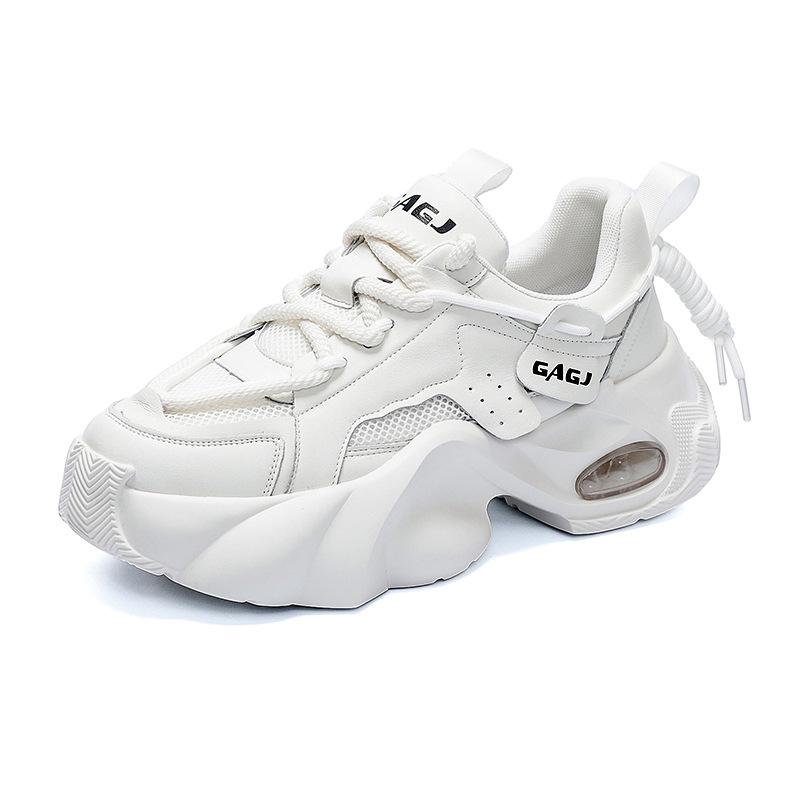 Европейская станция GAGJ мужская обувь новая воздушная подушка универсальная повседневная спортивная обувь толстая подошва увеличивающая рост кожаная обувь для пап