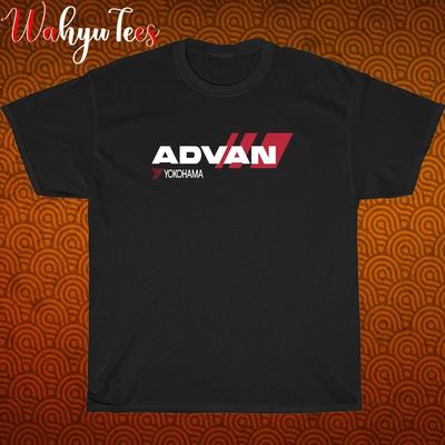 Новый!  Футболка унисекс Advan Racing Tyre Logo Черный Серый Темно-синий Белый Размеры S-5XL