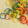 100 шт резинки для домашних животных, разноцветные, высокоэластичные резиновые эластичные бантики для волос для домашних животных для кошек