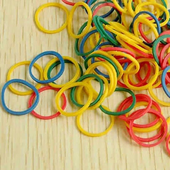 100 шт резинки для домашних животных, разноцветные, высокоэластичные резиновые эластичные бантики для волос для домашних животных для кошек
