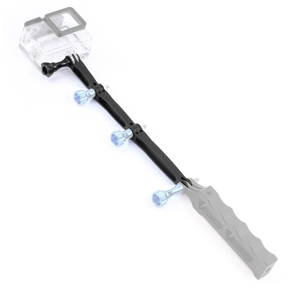 Монопод-удлинитель 3-в-1 из алюминиевого сплава для экшн-камер Gopro SJCAM XiaoYi Sony