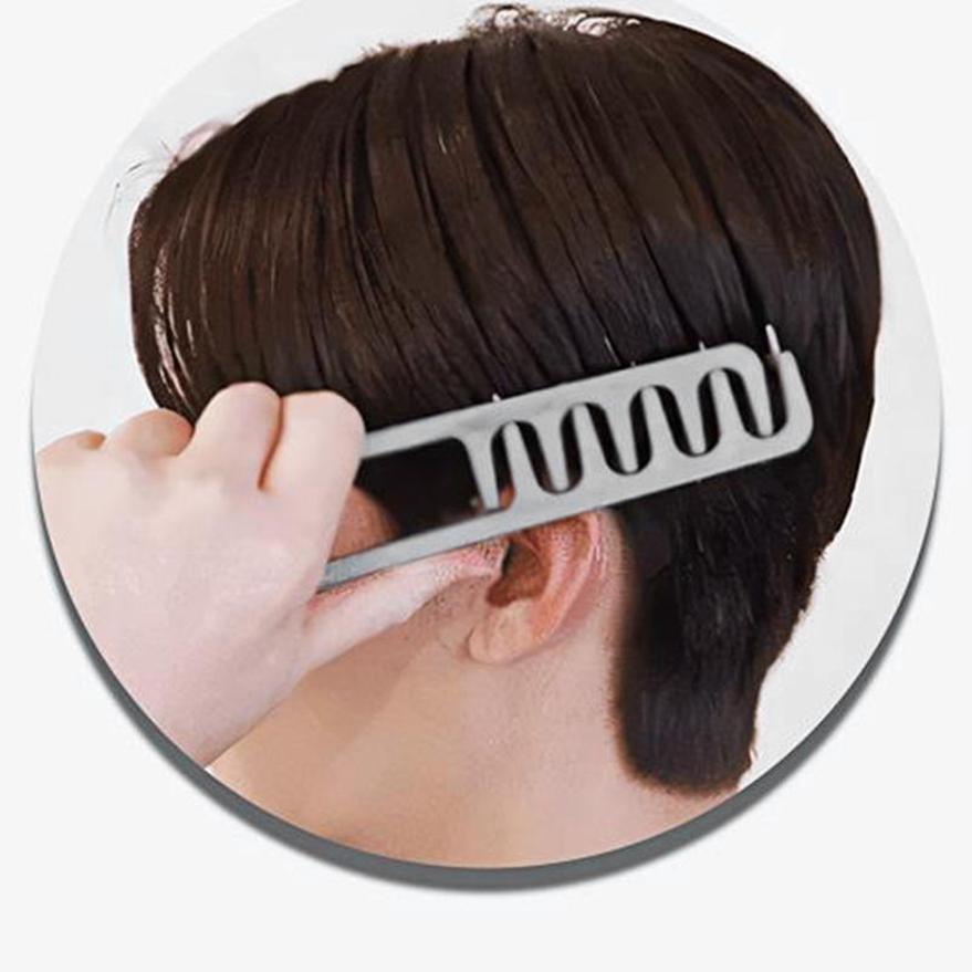 Creative Men Women Wide Tooth Textured Hair Styling Comb Fluffy Hair Root Comb Hairdressing Tool