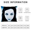 E-Evanescence A-Эми Ли Певица Наволочка для Подушки Ультра Мягкая Кожаная Ткань Облачная Мягкость и Скрытая Молния