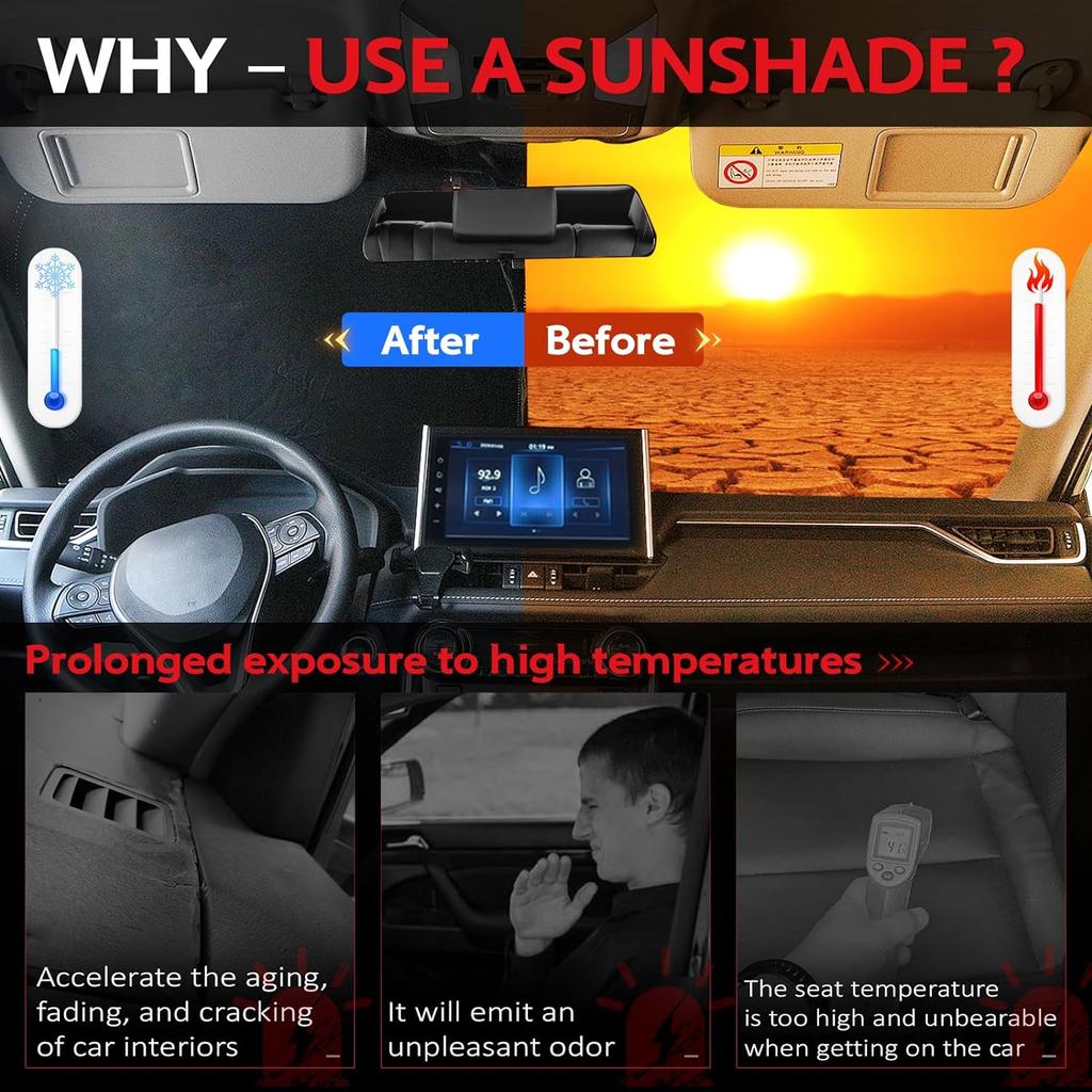 Солнцезащитный козырек на лобовое стекло для Ford Escape SUV 2013-2019, складной солнцезащитный козырек на переднее окно, автомобильные аксессуары, изготовленные на заказ