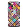 Цветочный тотем мандалы Роскошный чехол для телефона Для iPhone 13 15 14 12 11 Pro MAX XR X SE XS 7 8 Plus Силиконовый Черный Защитный чехол
