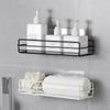 Punch-Free Wall-Mounted Bathroom Storage Rack