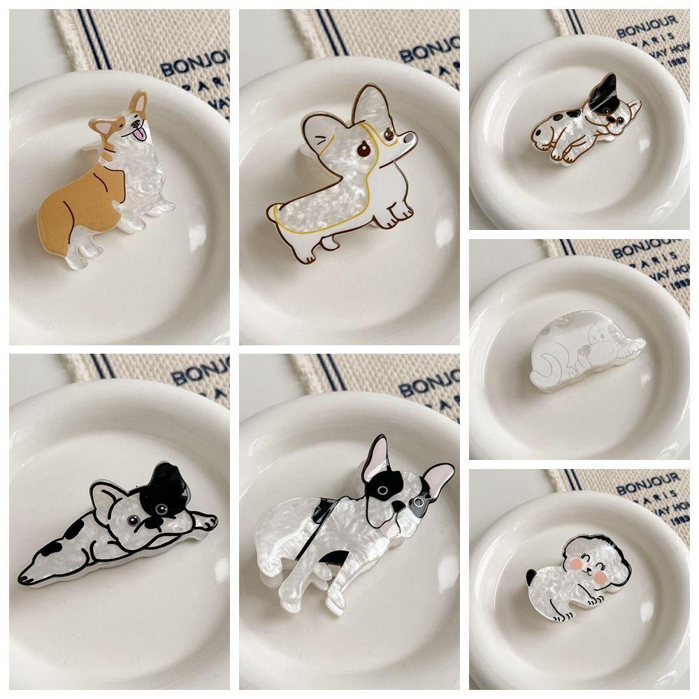 Cartoon Puppy Hair Clip Corgi Dog Animal Dog Hair Claw Personalized Daily