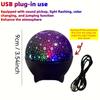 Проекционная лампа RGB LED Звездное ночное освещение Питание от USB Спальня Гостиная Вечеринка Декорация Атмосферный свет Подарок на день рождения