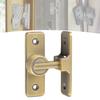 Barn Door Latch Zinc Alloy 90 Degree Room Door Latch Durable Sliding Lock Gate Latch for Shed Barn Outdoor Bedroom Window