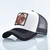 Кепка-snapback "Четыре сезона" Мужская Модная Вышивка Медведь Хип-хоп Кепка Женская Дышащая Сетчатая Кепка-тракер для улицы