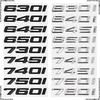 3D Для BMW E63 E64 E66 E67 F12 F13 640i 645i 650i 730i 740i 745i 750i 760i Автомобильная Наклейка-Шильдик с Буквами на Задний Багажник