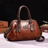 Retro Fashion Soft Leather Women Bag Large Capacity Portable Handbag Versatile Shoulder & Crossbody Bags