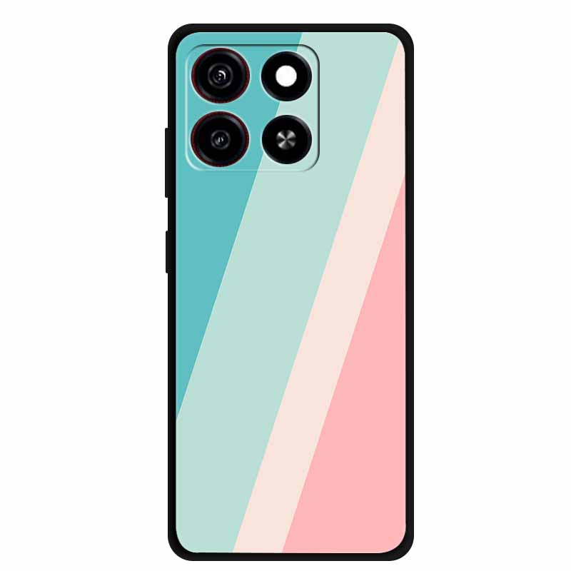 For ZTE Blade A35 A55 Case Phone Cover Shockproof TPU Soft Silicone Fundas Painted For ZTE Blade A35 Z2453 Global Bumper Shell