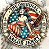 Винтажная металлическая жестяная табличка Sailor Jerry 8x8 дюймов Ретро Настенное искусство Декор для домашнего бара Кухни Мужская берлога