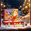 Fun Holiday Activity for Classmates Christmas Advent Calendar, 24 Day Countdown Box with Mystery Figures, Calendar Decoration Festive Decor Kids Room