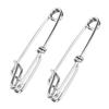15PCS Stainless Steel Longline Snap Clips 3 Sizes Longline Branch Hangers  Saltwater Fishing