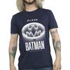 DC Comics Mens The Flash Batman White Logo T-Shirt