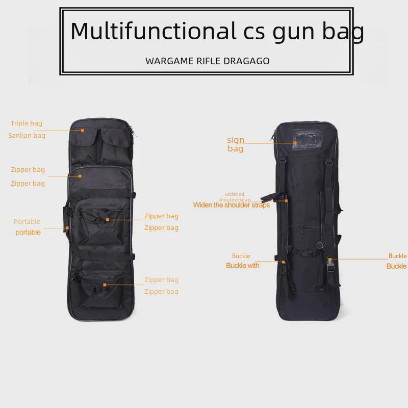 Многофункциональный тактический рюкзак: Портативная сумка для ружья и удочек (1,2м/1м/0,85м)