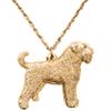 Фландрский бувье (Нелегированный Хвост) Коллекция кулонов-ожерелий Art Dog, изготовленных в Великобритании