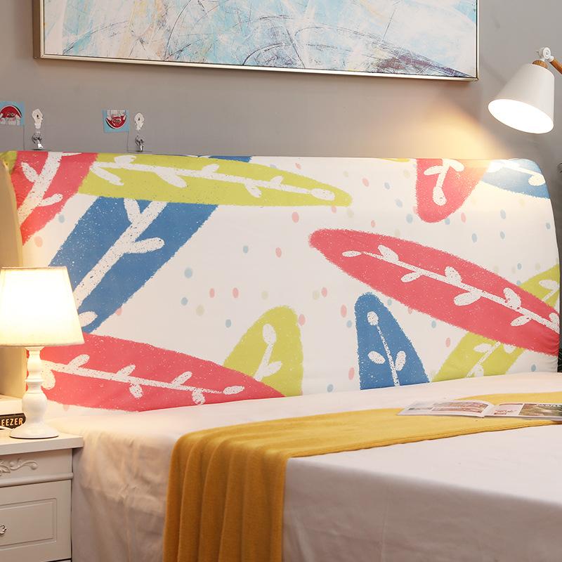 Эластичный всеохватывающий чехол на изголовье кровати Защита спинки изголовья пылезащитный чехол INS Пылезащитный мягкий чехол для изголовья деревянной кровати