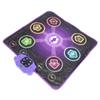 Light Up Dance Mat Toy for Kids Wireless Bluetooth Built In Music Adjustable Volume 6 Buttons Anti S
