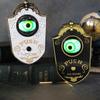 Halloween One-eyed Doorbell Decoration Electric Light-emitting and Sound-emitting Eyeball Doorbell Secret Room Prank Prop