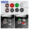 For Alfa Romeo 4C 2014 2015 2016 2017 2018   Real Hard Dry Carbon Fiber Gear Shift Button Sticker Trim Accessor