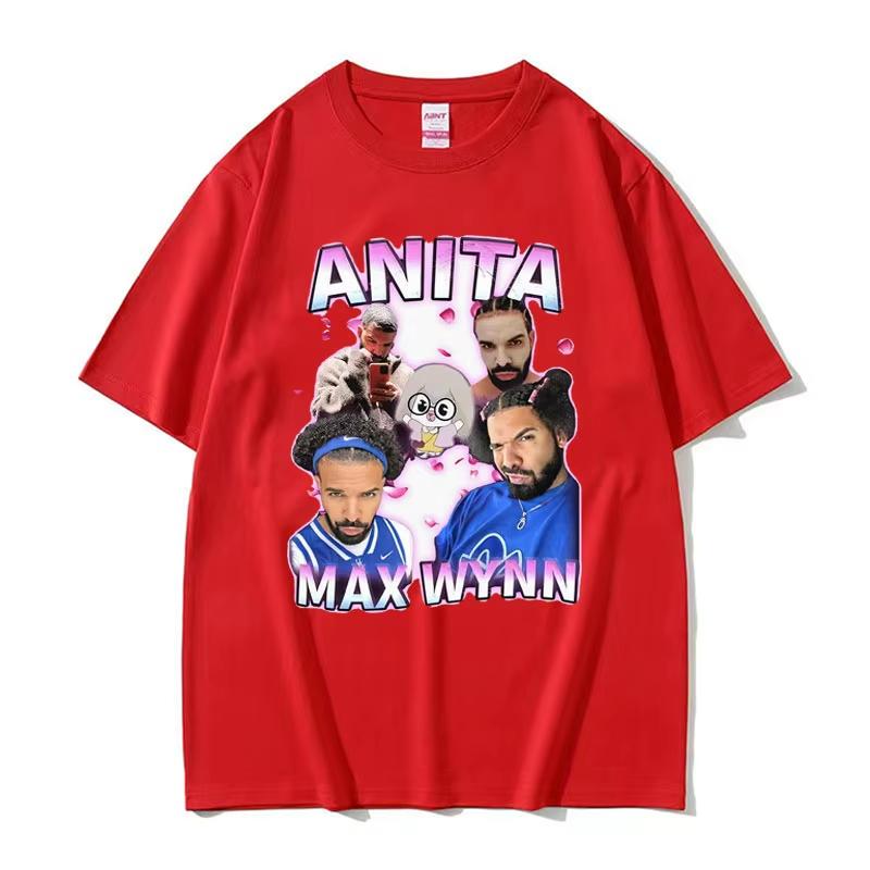 Anita Max Wynn Drake Funny Meme Graphic Tshirts Unisex Womens Vintage Hip Hop Style Tshirt 100 Cotton Short Sleeve T Shirt Tops