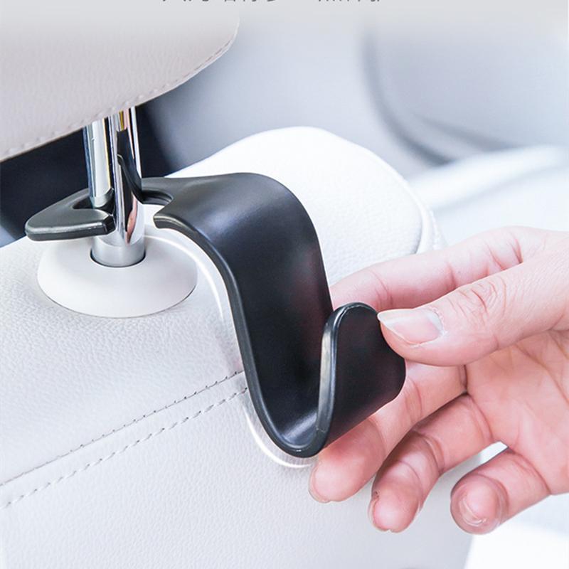 Creative Car Interior Hooks 2PCS - Seat Back, Multifunctional Car Shelves, Seat Headrest Hooks, Car Storage