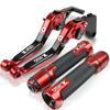 CNC Aluminum Brake Clutch Lever Handlebar Grips Kawasaki Z250 Z250SL Motorcycle Aftermarket Upgrade