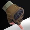 Тактические перчатки Black Hawk Half-Finger — нескользящие, износостойкие ультрафибровые перчатки для езды на велосипеде на открытом воздухе, занятий спортом и фитнесом.