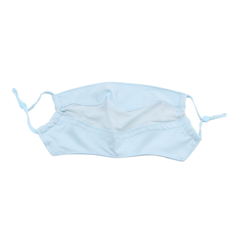 Открытая солнцезащитная маска для женщин и девочек, ледяной шелк, для лица, для бега, спортивная, дышащая, сетчатая, для лица