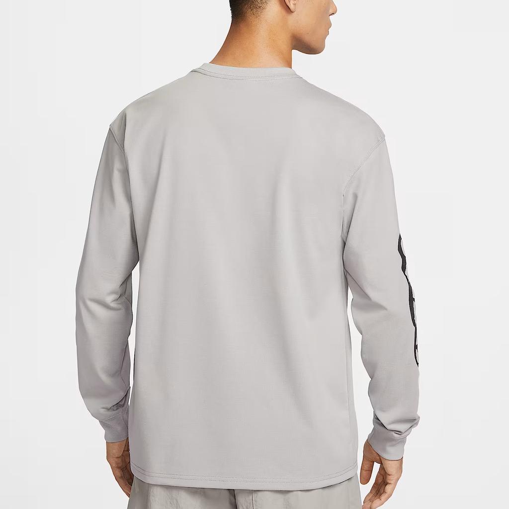 Nike Мужская футболка ACG Dri-Fit с длинным рукавом, быстросохнущая, с круглым вырезом, топ IH1303-009