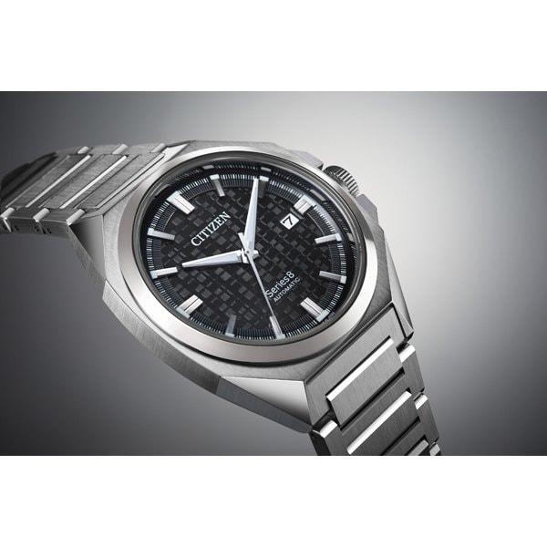 Citizen Мужская модель NB6050-51E ( Часы Серии 8 Механические 831 Механические) Круглые часы из серебристого нержавеющего металла