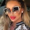 Oversized Square Sun Glasses Ladies 2025 New Luxury Pearl Sunglasses Women Brand Designer Fashion Shades Big Frame Eyewear