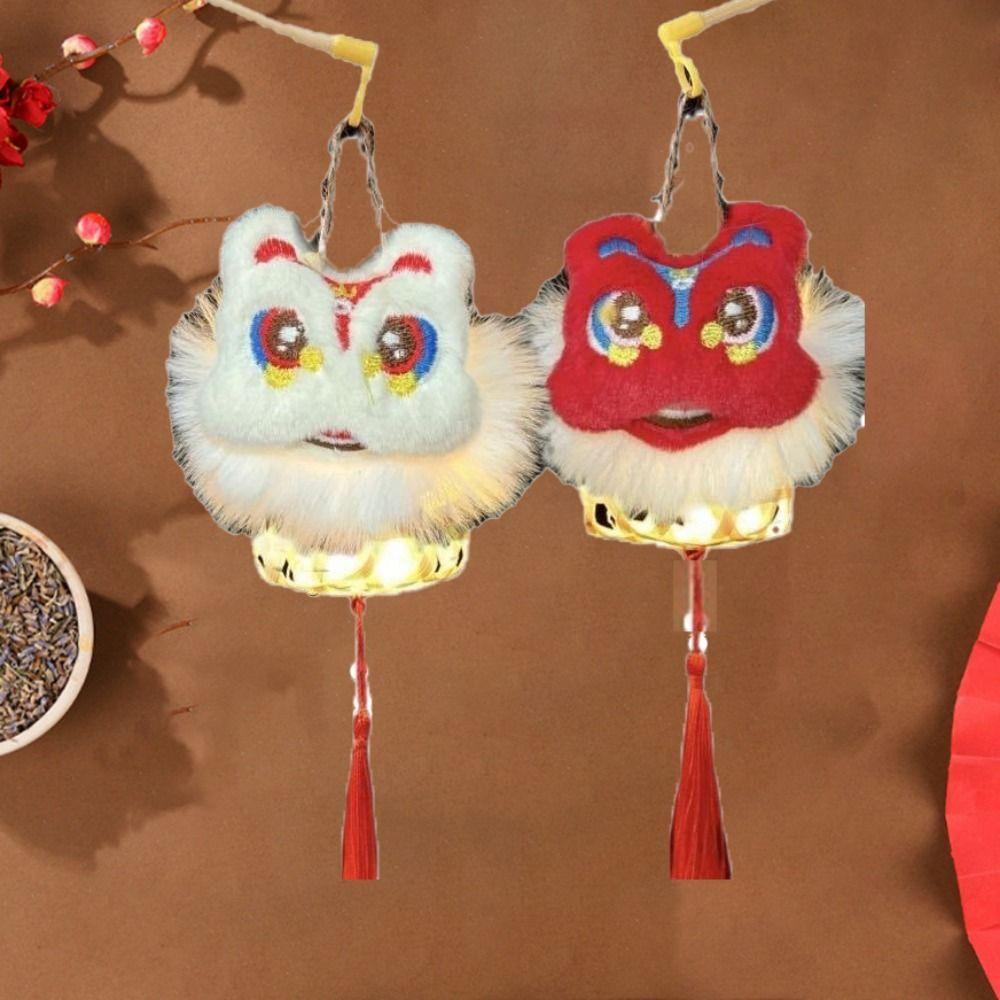 Готовый продукт Фонарь из бамбука «Дракон и Лев» Фонарь ручной работы на праздник середины осени Главная