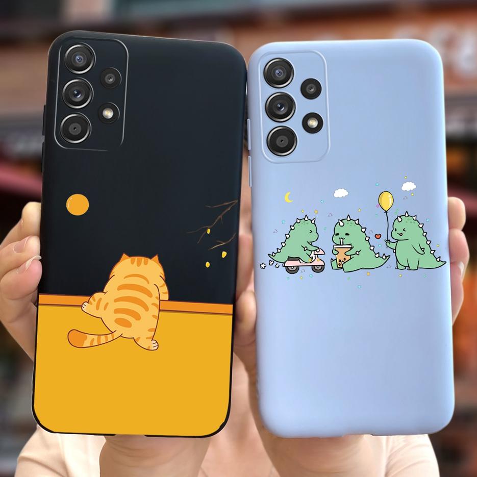 Чехол для Samsung Galaxy A32 A52 A72 5G Милый Мультяшный Чехол Ударопрочный Мягкий ТПУ Чехол для Телефона Для Samsung A52 A 32 72 5G Fundas Coque