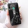 Clear Cover For Huawei Y7p 2020 Case Cute Cat Fashion Butterfly Funny Painted Casing ART-L29 ART-L28