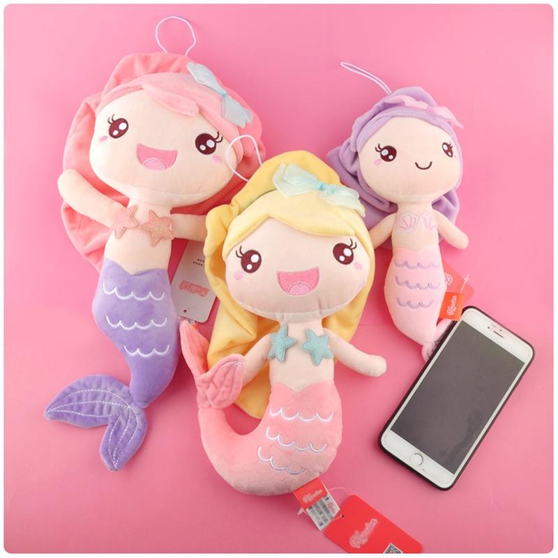Beautiful Mermaid Princess Stuffed Animal Toy With Vibrant Colors