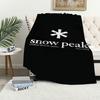 Модное уличное одеяло с логотипом S-Snow Peak, мягкий плюшевый коврик для дивана, ковер для гостиной, теплая спальня, подарок на день рождения, для дома, путешествий, детям