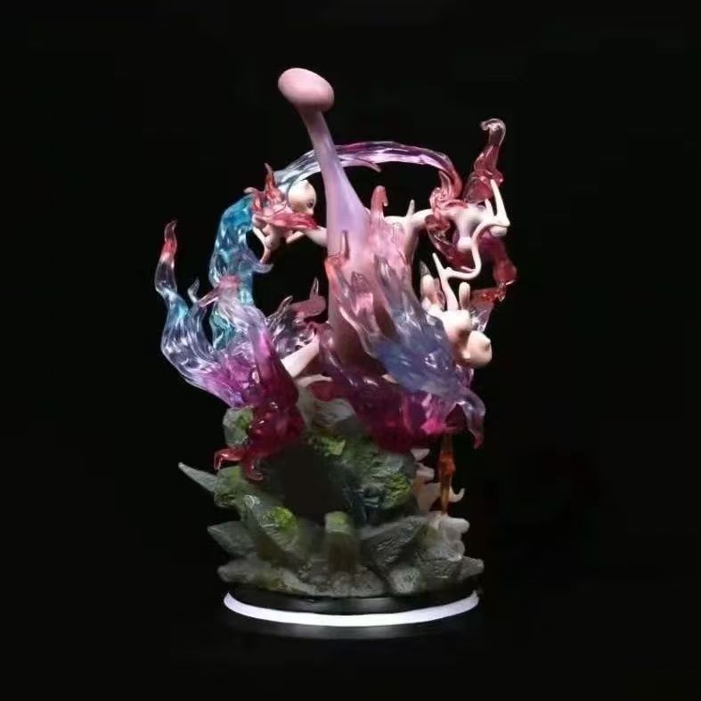 26CM Pokemon Mewtwo Genga Charizard Can emit light dragonball figures Demon  PVC Evil and charming partner Collection Mode Gifts