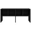 Stackable Shoe Rack Black Oak Effect 89.5 x 30 x 40 cm