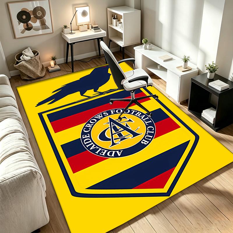 Adelaide Crows A rug suitable for office chair areas living rooms and computer desks perfect for home offices and an ideal holiday gift